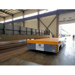 Steel Beam Battery Flat Transfer Trolleys Maintenance Free 50 Tons