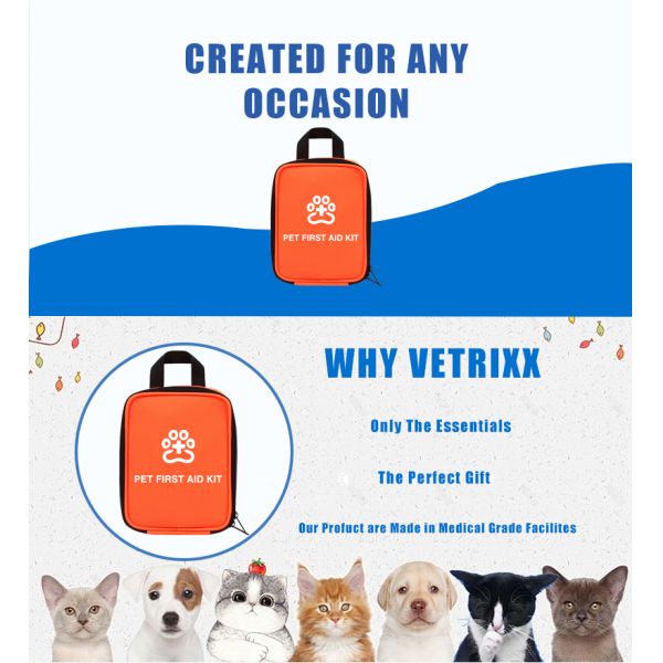 First Aid Kit for Golden Shaded Toy Poodle for Chinchilla's Canine Companion,Essential First Aid Supplies for Small Pets