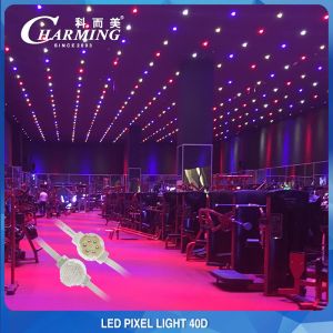 Multiscene LED Building Facade Lighting Pixel 40mm SMD3535 Practical