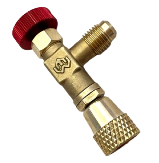 Air Conditioner Safety Valve – Leak-Proof Refrigerant Charging Adapter Frost