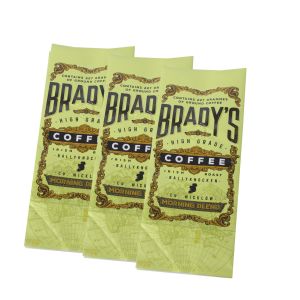 China Glossy Printed Smell Proof Heat Seal Side Gusset Coffee Bag With Valve on sale