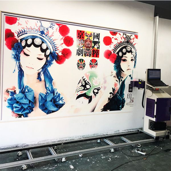 CMYK 30sqm/H 720DPL Automatic Wall Inkjet Printer