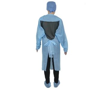 Disposable Waterproof plastic apron cpe gown Disposable CPE Gown excellent