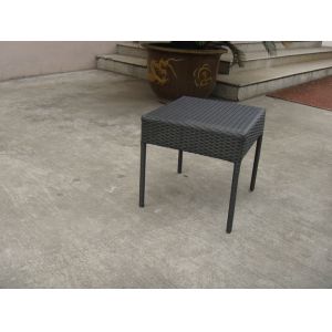 Outdoor Patio Rattan Sun Lounger , Balcony Dark Brown Lounger