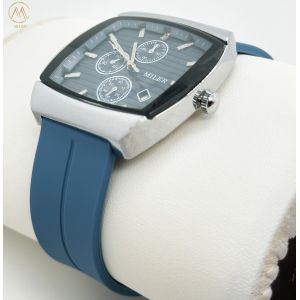 Fashion Sports Luxury Silicone Strap Watches Lage Dial Wrist Quartz Watch