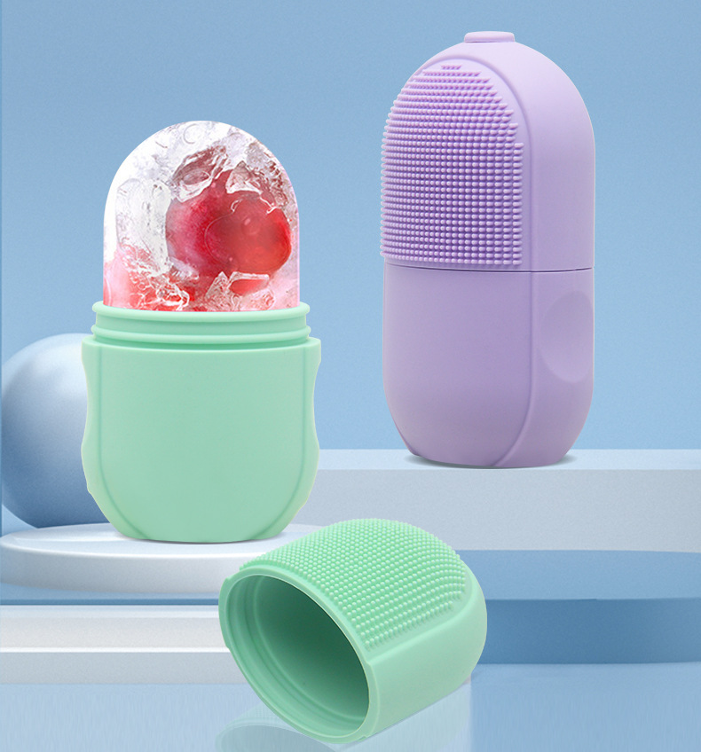 Ice Cream Tools Silicone Beauty Mini Facial Massage Ice Cube Globes Balls Face Massager