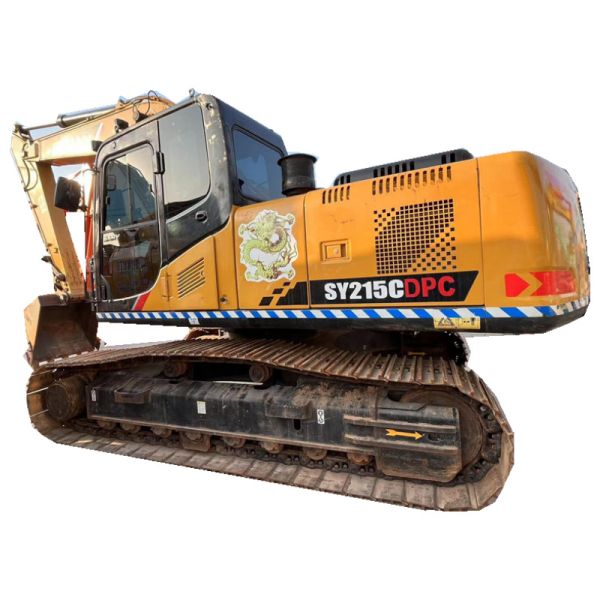Buy Secondhand Hydraulic Excavator Sany Sy215c Yellow Construction at wholesale prices