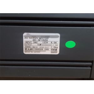 1KW Mitsubishi Industrial Control Electric Motor HC-SF102X 3 Phase AC Servo