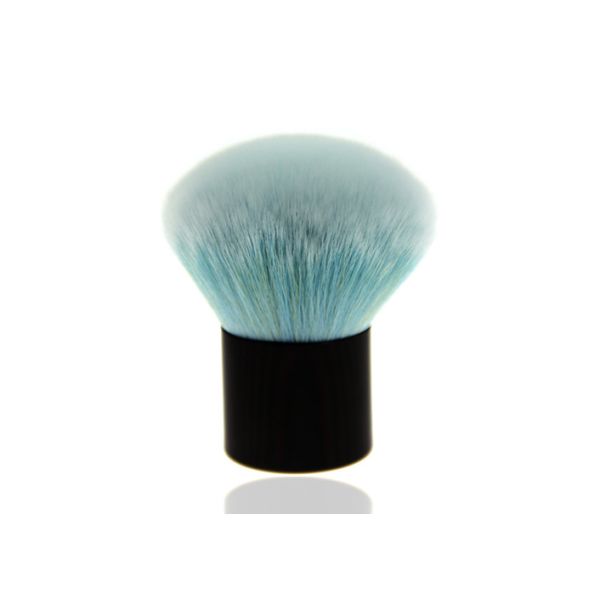 Buy Blue Cute Mushroom Foundation Kabuki Brush Face Cleaning Makeup Brushes at wholesale prices