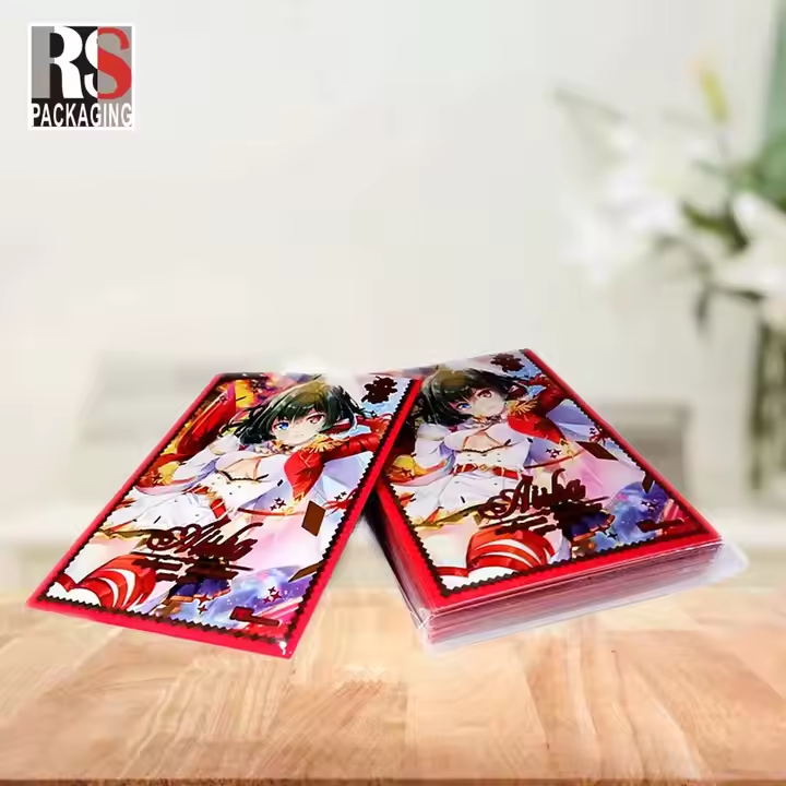 Customized Printed Logo 66x91 Mm MTG Card Sleeves Matte Surface