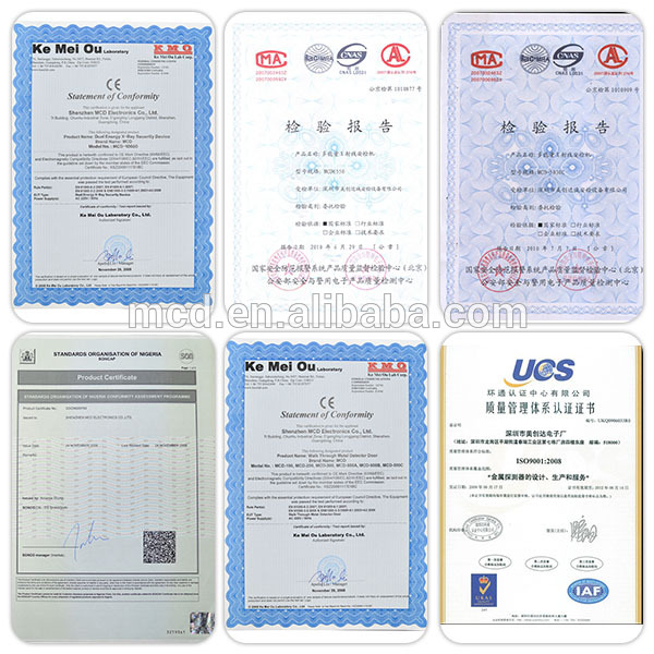 380*100 mm Touch Screen Non-ferrous DSP Technology Conveyor Belt Screening Needle Copper Food Metal Detector MCD-F500QD