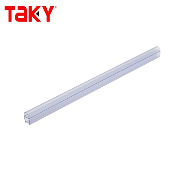 Buy Clear PVC Shower Door Seal Strip 10mm Transparent Black at wholesale prices