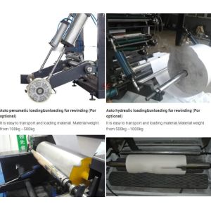 HJ 4 Colour 800mm Non Woven Printing Machine for PE, PP, Cellophane, Plastic