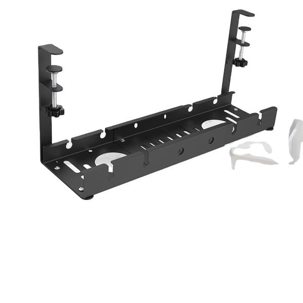 Buy Carbon Steel Under Desk Organizer Retractable Cable Management Tray with ISO ROHS at wholesale prices