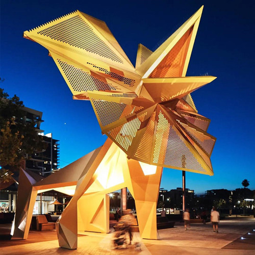 Buy Garden Abstract Lion Sculpture Welding Metal Outdoor For Pavilion at wholesale prices