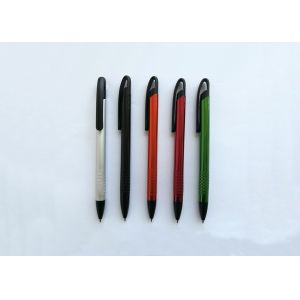 Popular clips Brushed Metal Promotion Pen with Laser Logo (M114)