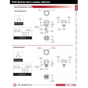 SPST Momentary Push Button Switch OFF / ON Dome 2A 36VDC Electronic Components