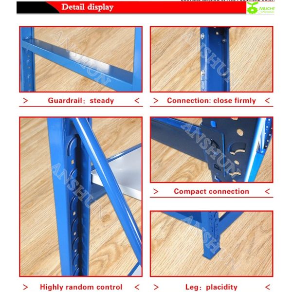 Adjustable Warehouse Storage ODM Heavy Duty Metal Rack Shelving