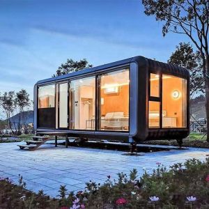 Fire Proof Apple Cabin House Steel Modular Prefabricated Mobile Home