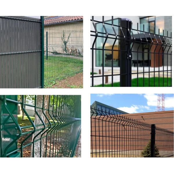 Factory Supply Welded Wire Mesh Fence Garden Fence Galvanized 3D Curved Fence