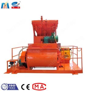 Js Series Horizontal Concrete Mixer Planetary Two Mixing Blade