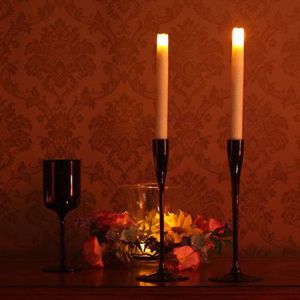 Metal Candle Holder with LED Candlelight