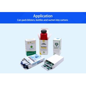 High Speed Automatic Cartoning Machine For Pharmaceutical Packaging