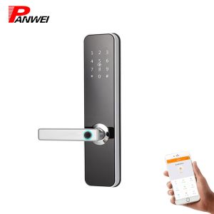 Fully Automatic Fingerprint Scanner Door Lock For Wooden Indoor Apartment