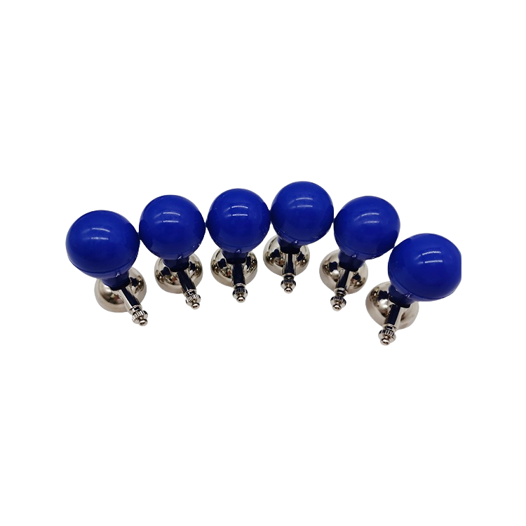 China Hospital Suction Bulb For Adults , Metal Chest Electrodes For Snap / Clip on sale