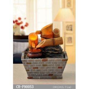 Quality Office Deco Warm Lighted Indoor Outdoor Fountains for sale