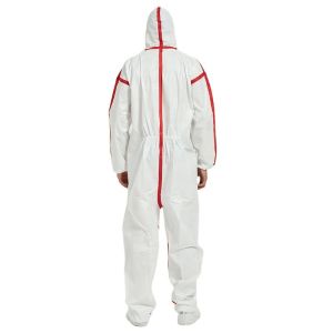 S&J Protective Overalls Disposable Coveralls with Reinforced Isolation Seam
