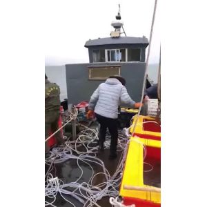 HDPE Circular Fish Cage 200mm Floating Pipe Anti-Wave Design