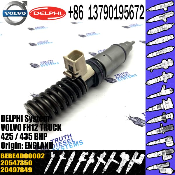 High Quality Diesel Fuel Injector 20547350 20497849 BEBE4D00002 For VOL FH12 TRUCK 425 / 435 BHP
