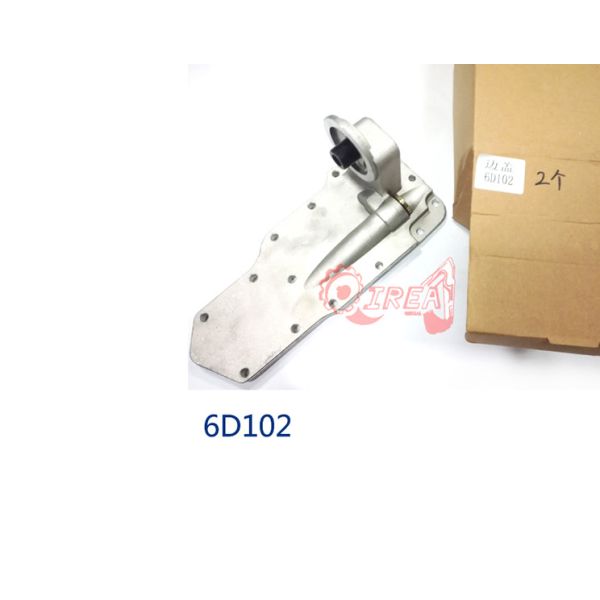 Excavator Spare Part 6D102 6B5.9 Engine Lubriing Oil Cooler Core 3957544 3921558 3918293 3911940 3903375 390