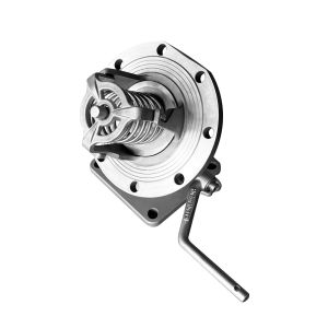 Sliver Stainless Steel Angle Valve for Control and Regulation of Medium