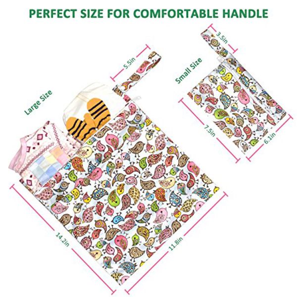 Dad Luxury Diaper Bags Organizer Reusable Hanging Wet Dry Summer For Swimming Beach