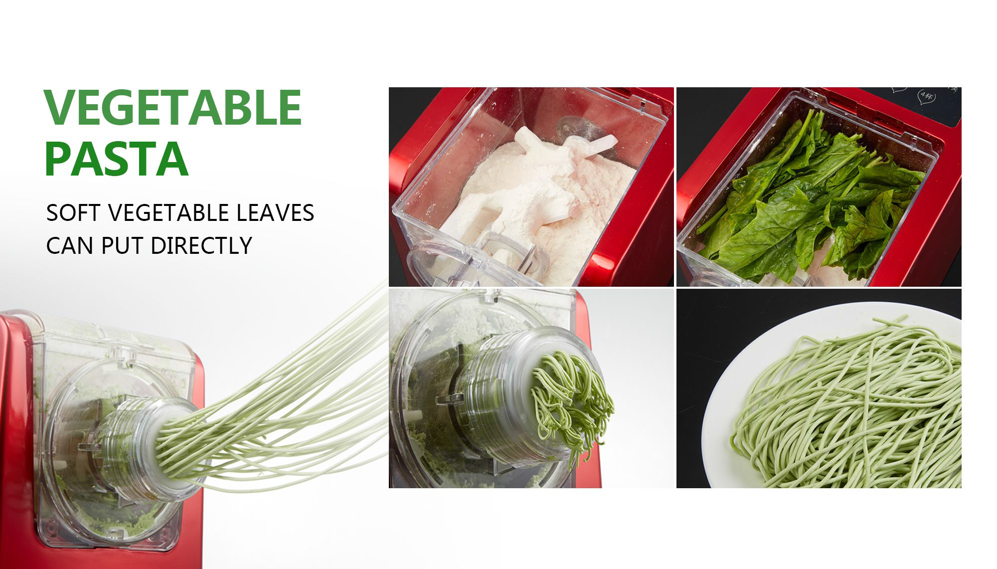 Automatic Pasta/Noodle Maker DIY (Fresh Noodle/ Dumpling/ Ravioli/Vegetable Noodle)/GK-M5