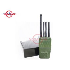 Handheld 8 Band Wifi Signal Jammer GPSL1 1570 - 1580MHz Sweep Jamming