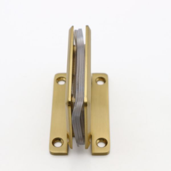 Adjustable Brass Pivot Wall Glass Hinge for Glass Door Pivot Hinges in 90*55mm Size