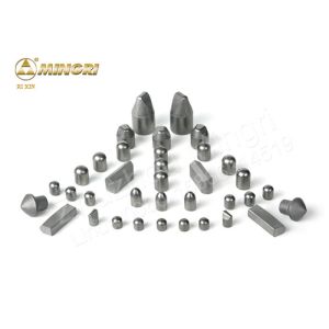 Widia Cemented Tungsten Carbide Tips Polishing Surface For Button Rock Drill Bit