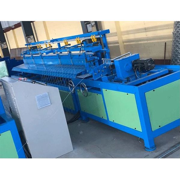 Buy Automatic Double Wire Chain Link Fence Machine PLC Control 4m Length at wholesale prices