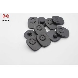 Mini Square Anti Theft Alarm Garment Security Tag With Magnetic Lock 8.2mhz