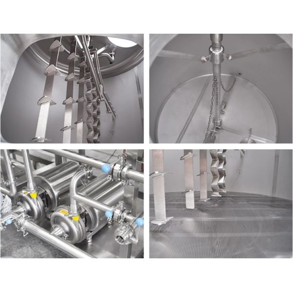 Siemens PLC Control 3000L Stainless Steel Brewing Equipment