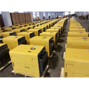 Weatherproof Soundless Silent Electric Generator Set Low Fuel Consumption