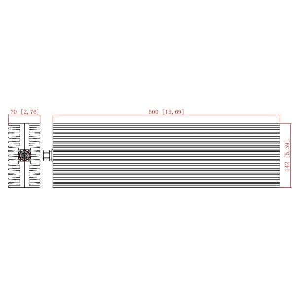 DC-4GHz 500W Dummy Load / Termination Load 4.3-10 Male