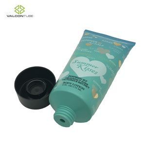 China Body Lotion Plastic Tube Packaging Screw Cap Customized Logo Printing on sale