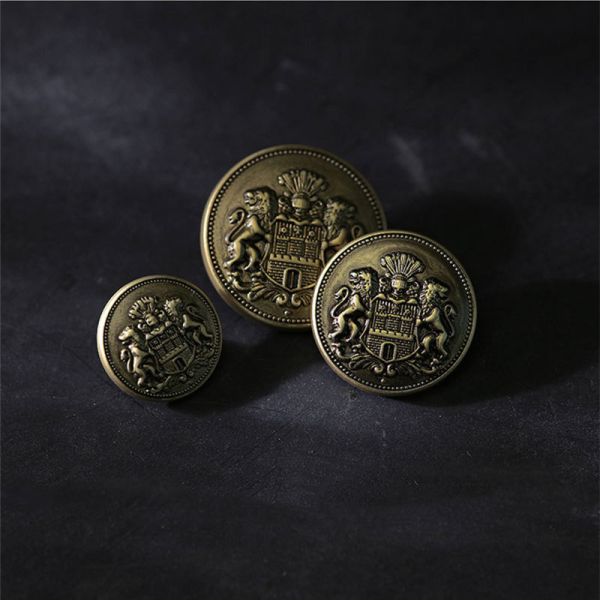 wholesale custom logo zinc alloy buttons metal shank button for coat