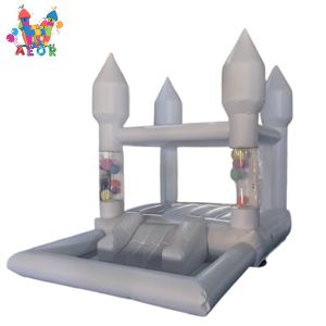 China White Bounce House Bounce House Commercial Jumping Castle Bouncy Castle on sale