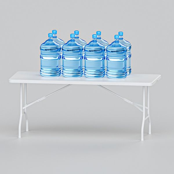 Modern Design Stock size Portable Plastic White Folding Banquet Table for Picnic Party