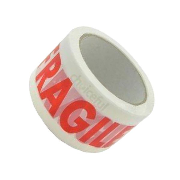 Adhesive White Caution Tape / Printed Packaging Tape Standard size